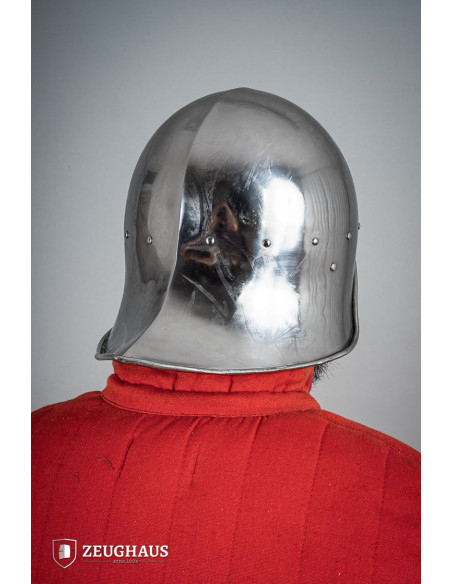 Elmo aperto tipo celata, finitura...