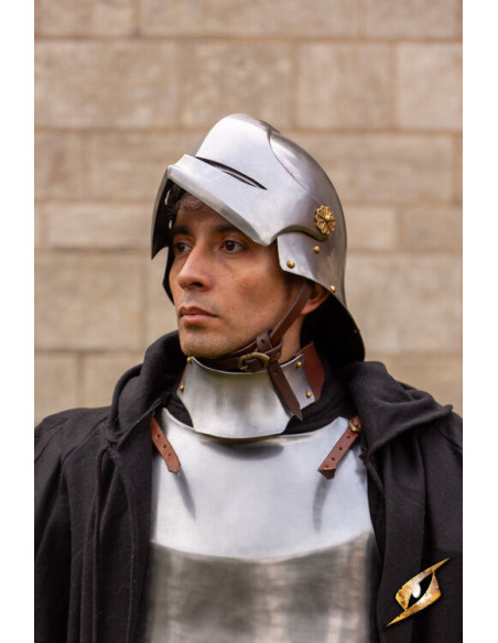 Elmo mercenario medievale celata...