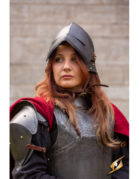 Elmo mercenario medievale celata...