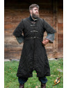 Modello gambeson medievale Dastan, nero
