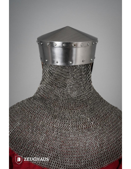 Elmo crociato tipo Kalota, acciaio...