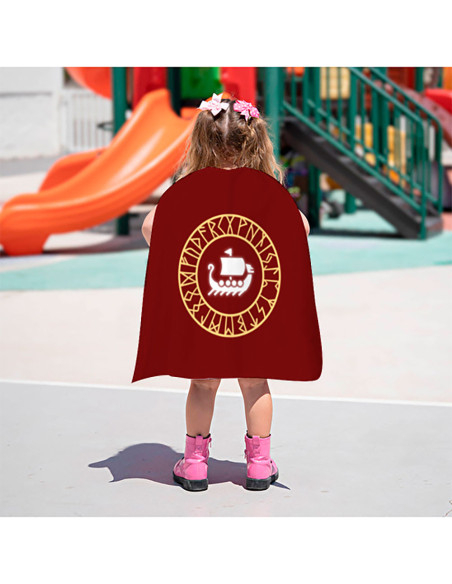 Mantello vichingo reversibile per...