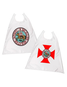 Mantello reversibile templare medievale per bambini... 2
