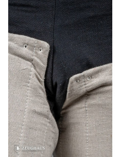 Gambe imbottite in cotone medievale, colore naturale 2
