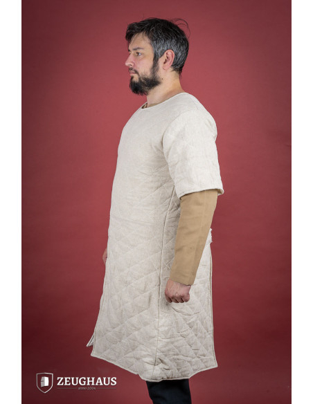 Gambeson medievale a maniche corte,...
