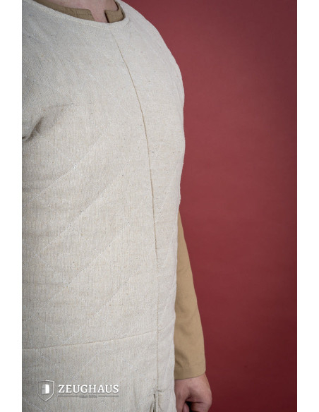 Gambeson medievale a maniche corte,...
