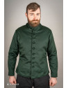 Farsetto medievale in cotone modello Arming, verde