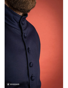 Farsetto medievale in cotone modello Arming, blu 2