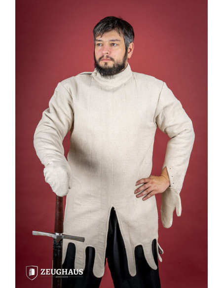 Gambeson medievale leggero con...