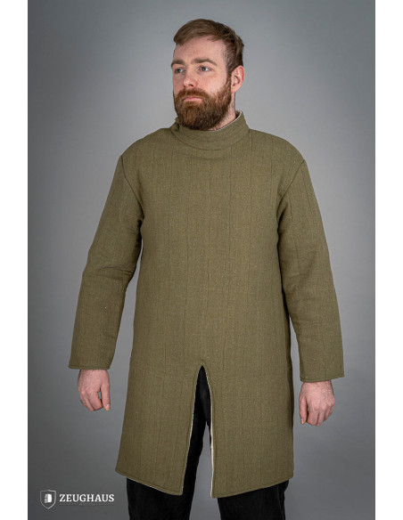 Gambeson medievale in cotone da...