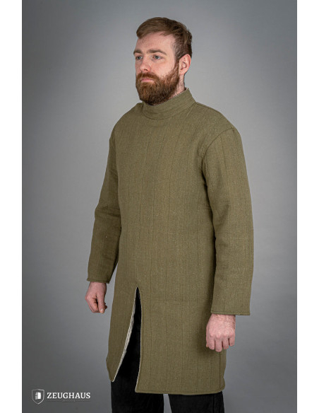 Gambeson medievale in cotone da...