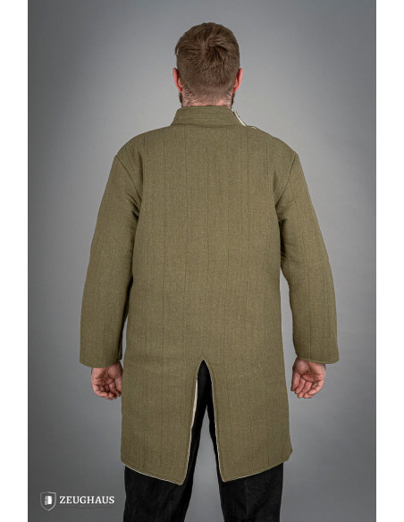 Gambeson medievale in cotone da...