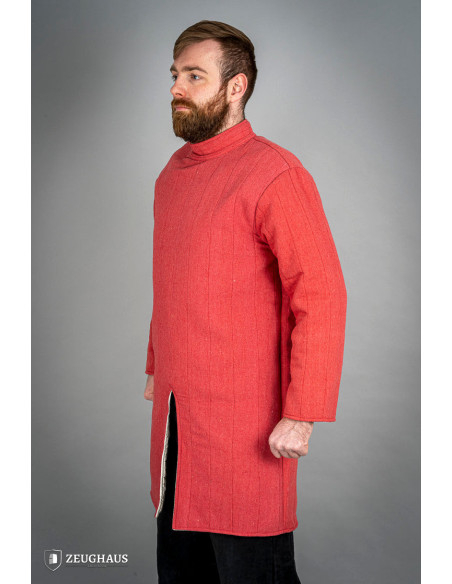 Gambeson medievale in cotone da...