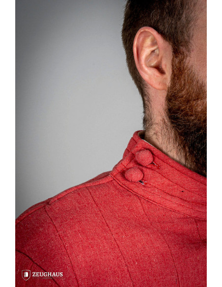 Gambeson medievale in cotone da...