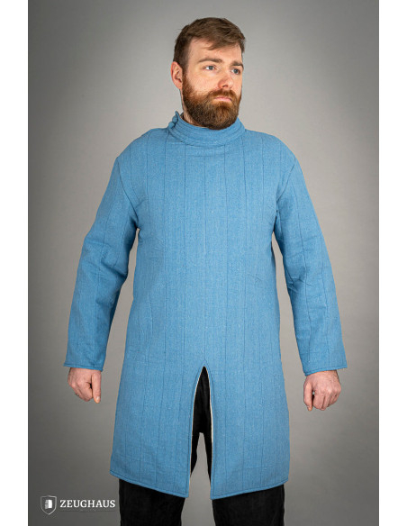 Gambeson medievale in cotone da...