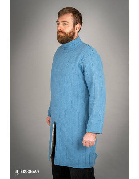 Gambeson medievale in cotone da...