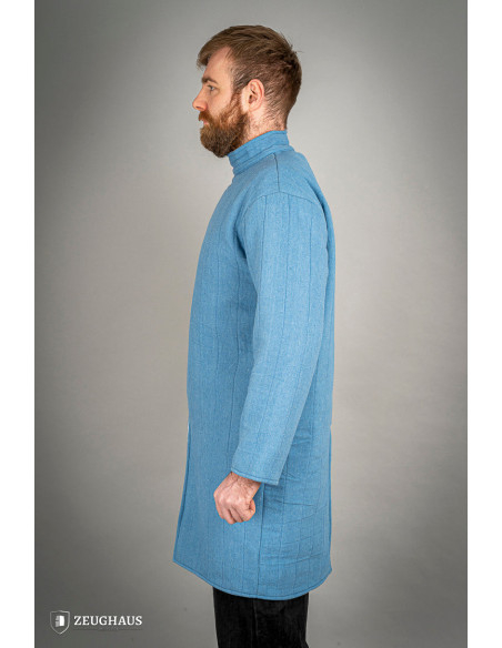 Gambeson medievale in cotone da...