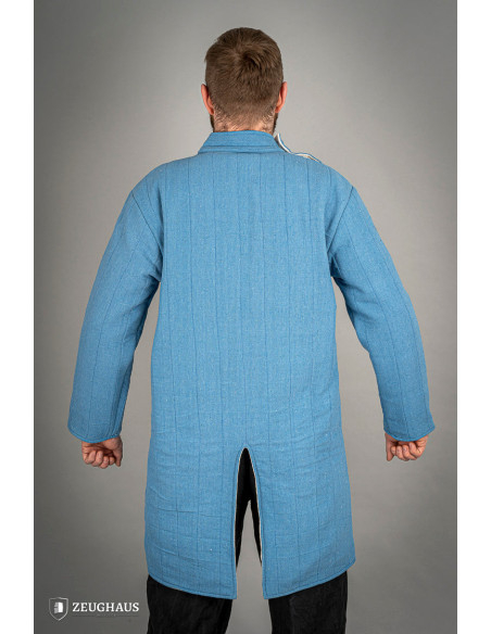 Gambeson medievale in cotone da...