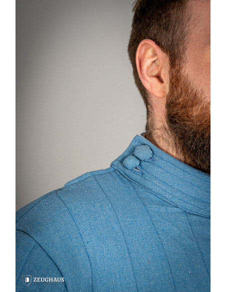 Gambeson medievale in cotone da...