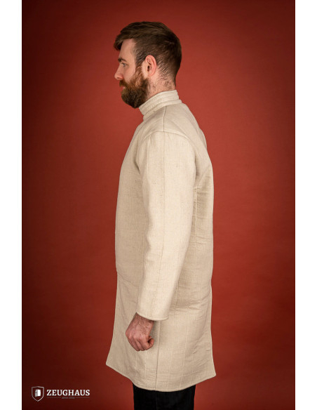 Gambeson medievale in cotone da...
