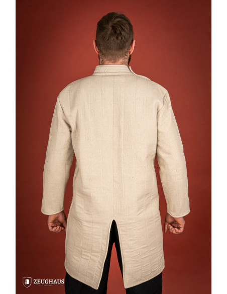 Gambeson medievale in cotone da...