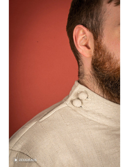 Gambeson medievale in cotone da...