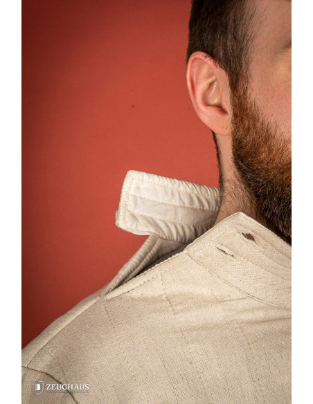 Gambeson medievale in cotone da...