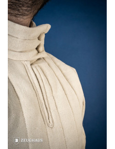 Gambeson medievale del XIII secolo in cotone, colore... 2