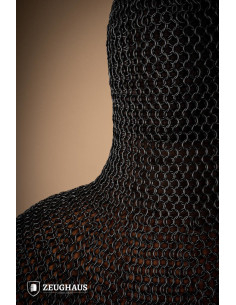 Cotta di maglia boia acciaio brunito (10 mm.) 2