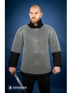 Cotta di maglia in acciaio zincato modello Haubergeon (10...