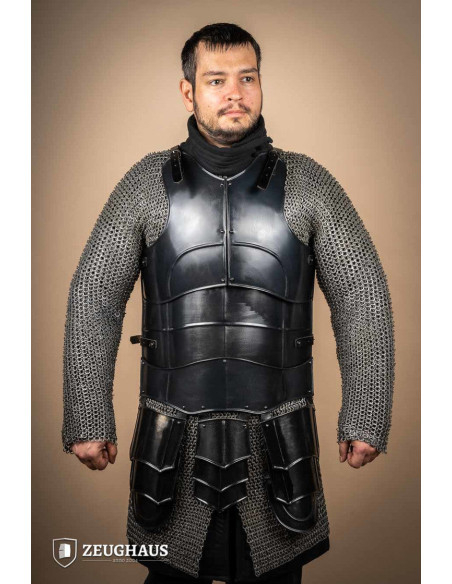 Pettorale medievale in acciaio dolce...