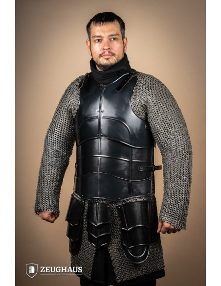 Pettorale medievale in acciaio dolce...