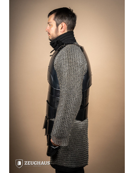 Pettorale medievale in acciaio dolce...