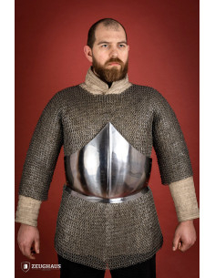 Pancera medievale XV secolo. acciaio lucido (1,6 mm.) 2