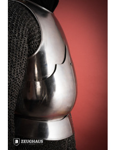 Pettorale medievale XV secolo. acciaio lucido (1,6 mm.) 2