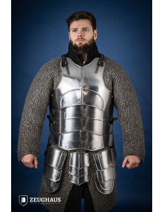 Corazza medievale con cinghie, modello Champion in...