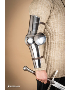 Armi medievali, XIV secolo, acciaio lucido (1,6 mm.)