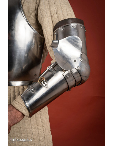 Armi medievali Anni 1390-1450, acciaio lucido (1,6 mm.)