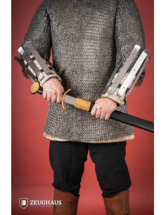 Bracciali vichinghi in acciaio lucido (1,6 mm.) 2