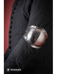 Codici medievali XIV secolo, acciaio lucido (12,5 cm.)