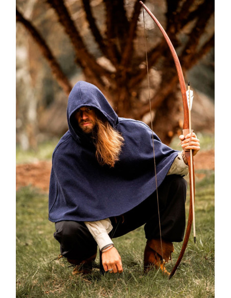 Gugel medievale in lana modello Paul,...