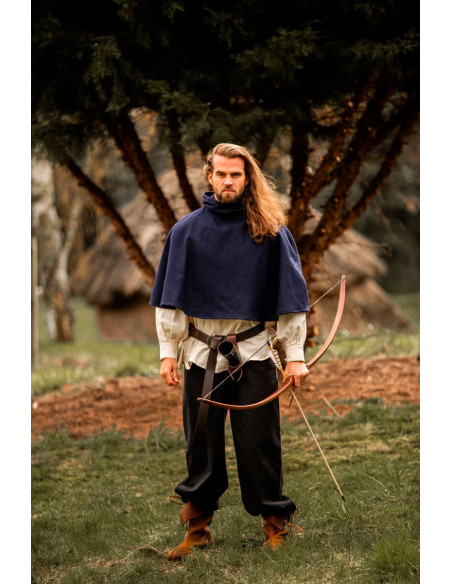 Gugel medievale in lana modello Paul,...