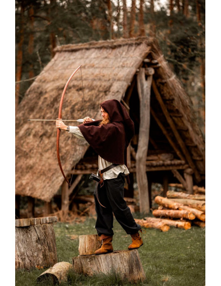 Gugel medievale in lana modello Paul,...