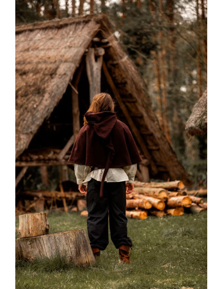 Gugel medievale in lana modello Paul,...