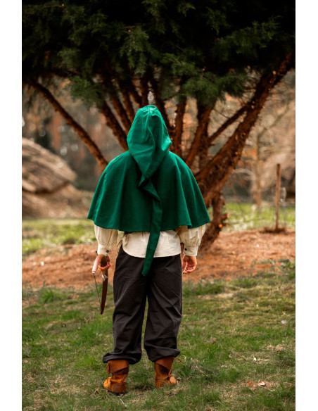 Gugel medievale in lana modello Paul,...