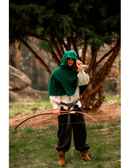 Gugel medievale in lana modello Paul,...