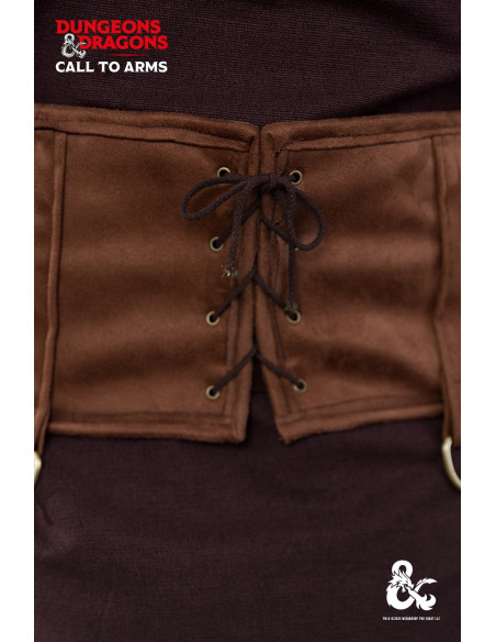 Cintura barbarica medievale in pelle,...