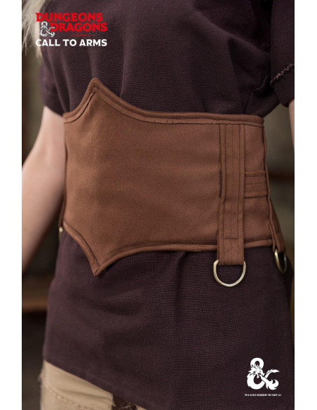 Cintura barbarica medievale in pelle,...