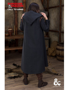 Cappotto medievale in cotone modello Ranger, nero 2