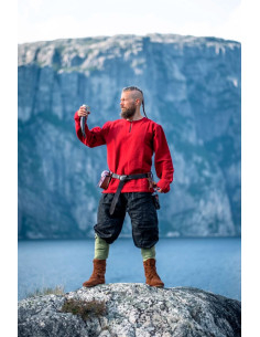 Tunica vichinga Ivar, rossa